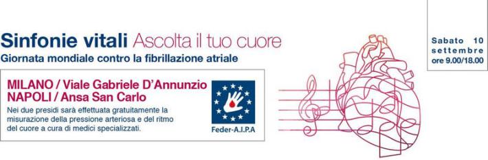 Giornata mondiale FA 2016 Screening Fibrillazione Atriale “Ascolta il tuo cuore”