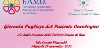 L’Istituto “Giovanni Paolo II” di Bari celebra la prima Giornata Pugliese del Paziente Oncologico
