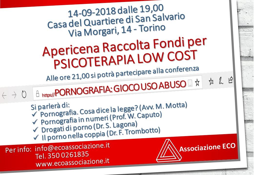 pornografia conferenza di Associazione eco a torino