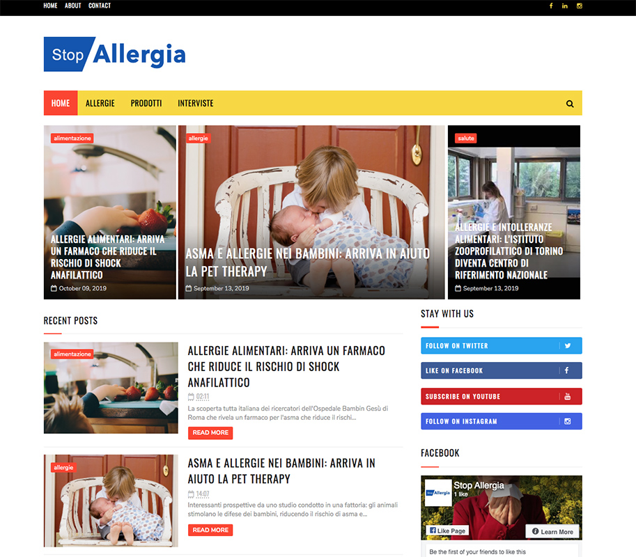 La rivista Stop Allergia